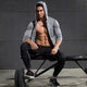 Long Sleeve Men's Running / Fitness Reflective Zipper - Breathable & Quick-Drying - Freedom Look