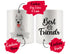 Personalized Dogo Argentino Dog Rescue Mom Dad Mug, Best Dog Owner Gift