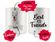 Personalized Dogo Argentino Dog Rescue Mom Dad Mug, Best Dog Owner Gift