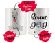 Personalized Dogo Argentino Dog Rescue Mom Dad Mug, Best Dog Owner Gift