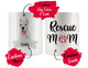Personalized Dogo Argentino Dog Rescue Mom Dad Mug, Best Dog Owner Gift