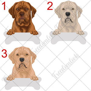 Personalized Dogue de Bordeaux Dog Rescue Mom Dad Mug, Best Dog Owner Gift