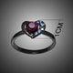 Red Heart Ring for Women in Style - Freedom Look