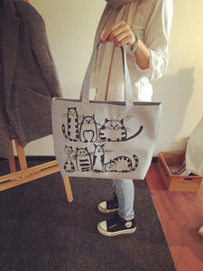 Cat Lover Style Design Shopping Handbag - 2017 - Freedom Look