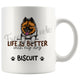 Personalized Elo Dog Mom Dad Mug, Custom Dog's Name Gift