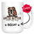 Personalized English Bulldog Dog Mom Dad Mug, Custom Dog's Name Gift