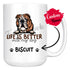 Personalized English Bulldog Dog Mom Dad Mug, Custom Dog's Name Gift