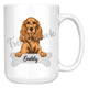 Personalized English Cocker Spaniel Dog Mom Dad Mug, Funny Dog Owner Gift