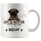 Personalized English Mastiff Dog Mom Dad Mug, Custom Dog's Name Gift