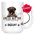 Personalized English Mastiff Dog Mom Dad Mug, Custom Dog's Name Gift