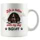 Personalized English Springer Spaniel Dog Mom Dad Mug, Custom Dog's Name Gift