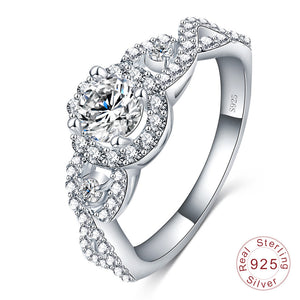 Sterling Silver Modern Ring for Women in Style - FREE SHIPPING - Freedom Look
