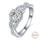 Sterling Silver Modern Ring for Women in Style - FREE SHIPPING - Freedom Look
