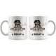 Personalized Entlebucher Mountain Dog Mom Dad Mug, Custom Dog's Name Gift