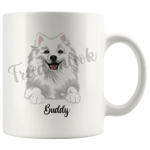 Personalized Eskimo Dog Mom Dad Mug, Funny Dog Owner Gift