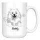 Personalized Eskimo Dog Mom Dad Mug, Funny Dog Owner Gift