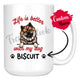 Personalized Eurasier Dog Mom Dad Mug, Custom Dog's Name Gift