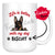 Personalized European Shepherd Dog Mom Dad Mug, Custom Dog's Name Gift