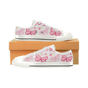High & Low Top Canvas Women's Shoes with Lovely Butterfly Pattern - Freedom Look