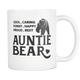 Auntie Bear Coffee Mug - Best Auntie Ever Coffee Mug - I Love Auntie Mug - Best Bucking Aunt - Great Gift For Your Aunt (11 oz) - Freedom Look