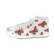 High & Low Top Canvas Women's Shoes - Monarch Butterfly - Freedom Look