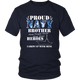 Proud US Navy Brother Army Camouflage Military Brave Soldiers Heroes T-Shirt
