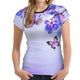 Butterfly & Flowers All-Over-Print T-Shirt - Freedom Look