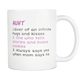 Aunt Definition Mug - Best Effin Aunt Ever Mug - Worlds Greatest Auntie - Aunt Meaning Mug - Great Gift For Your - Freedom Look