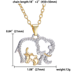 HQ Beautiful Elephant Necklace - Freedom Look
