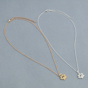 Cute Dog Footprint Paw Necklace - Freedom Look