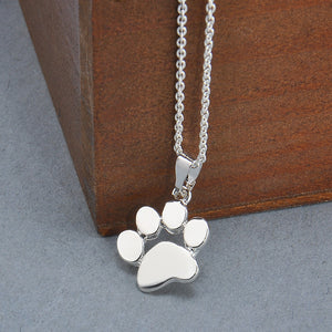 Cute Dog Footprint Paw Necklace - Freedom Look