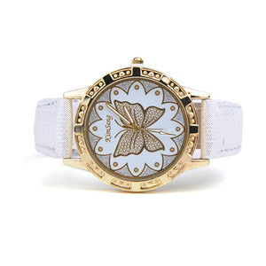 Butterfly Leather Watch - New Design for 2018 - Freedom Look