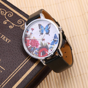 Butterfly Leather Quartz Watch (HOT seller 2017) - Freedom Look