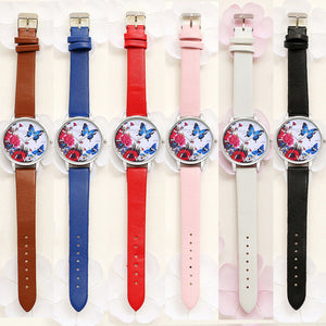 Butterfly Leather Quartz Watch (HOT seller 2017) - Freedom Look