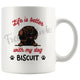 Personalized Field Spaniel Dog Mom Dad Mug, Custom Dog's Name Gift