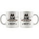 Personalized Finnish Lapphund Dog Mom Dad Mug, Custom Dog's Name Gift