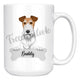Personalized Fox Terrier Dog Mom Dad Mug, Funny Dog Owner Gift