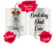 Personalized Fox Terrier Dog Mom Dad Mug, Best Dog Owner Gift