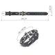 Skeleton Skull Leather Bracelet - Freedom Look