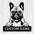 Personalized French Bulldog Metal Sign, Dog Owner Wall Art, Memorial Gift