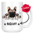 Personalized French Bulldog Dog Mom Dad Mug, Custom Dog's Name Gift