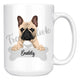 Personalized French Bulldog Dog Mom Dad Mug, Funny Dog Owner Gift