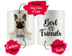 Personalized French Bulldog Dog Rescue Mom Dad Mug, Best Dog Owner Gift
