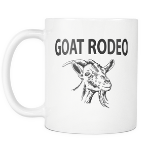 Goat Rodeo Coffee Mug - Goat Owner Gifts - Goats Hobby - Great Goat Gift for Goat Rodeo Lovers (11 oz) - Freedom Look