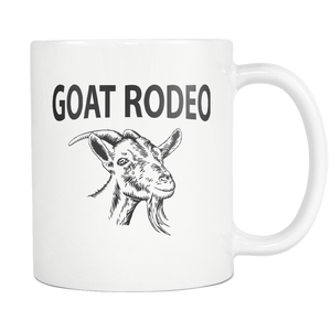Goat Rodeo Coffee Mug - Goat Owner Gifts - Goats Hobby - Great Goat Gift for Goat Rodeo Lovers (11 oz) - Freedom Look