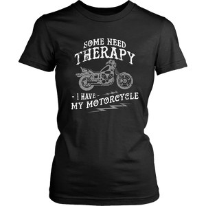 Motorcycle Is My Therapy Rider Unisex T-Shirt