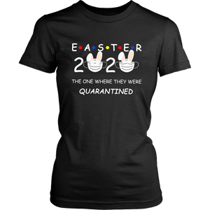Easter 2020 Quarantine Pandemic Bunnies With Masks Unisex & Women T-Shirt