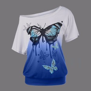 Butterfly Style Top T-Shirt - Freedom Look