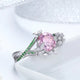 Unique HQ Butterfly & Flower Ring - 925 Sterling Silver