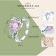 Unique HQ Butterfly & Flower Ring - 925 Sterling Silver